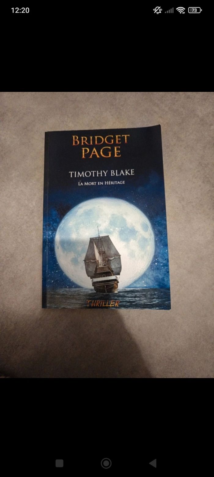 Timothy Blake "la mort en héritage"