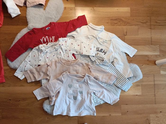 Lot de 7 t shirts manches longues
