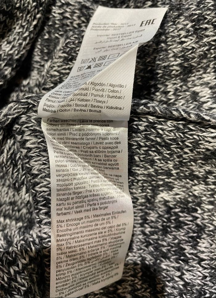 Pull d’hiver Gris Only&Sons Homme taille L - photo numéro 5