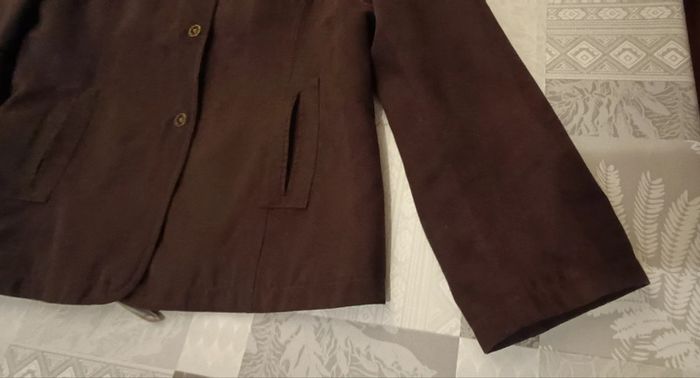 Veste marron suédine - photo numéro 4