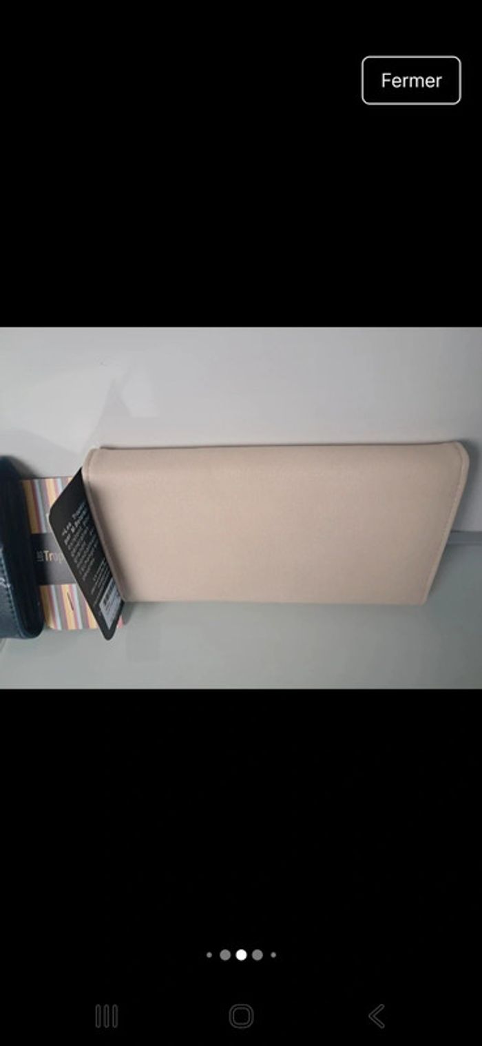 Les tropeziennes portefeuille neuf beige marine - photo numéro 10
