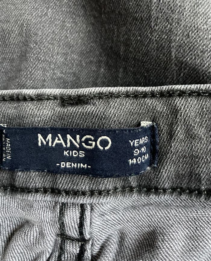 jeans gris taille 9/10 ans - photo numéro 6