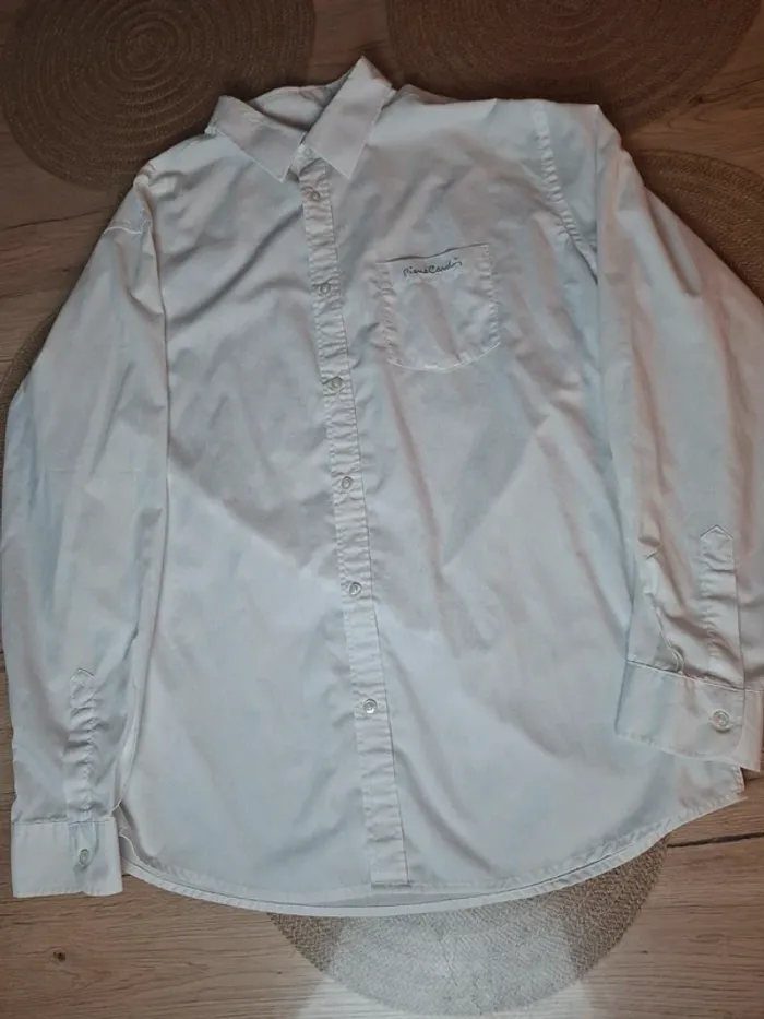 Chemise blanche Pierre Cardin – Homme – Taille L - photo numéro 8