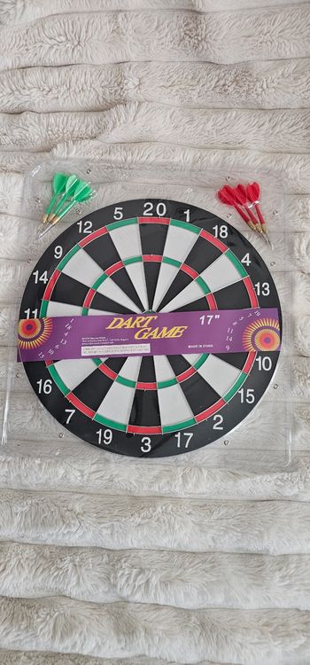 Jeu de fléchettes traditionnel 17" Neuf