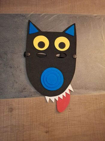 Masque loup bouh 😱 carnaval 