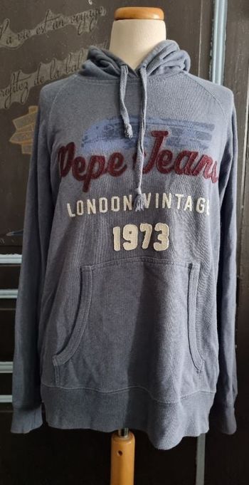 Sweat gris slim fit Pepe Jeans taille M mixte