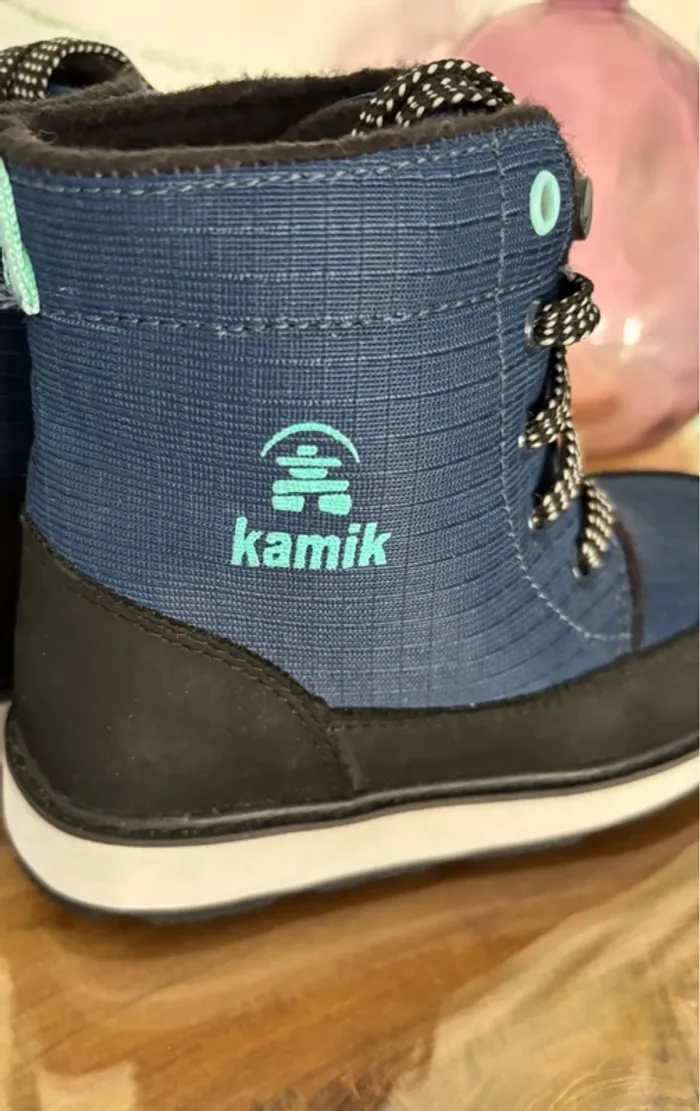 Après ski bottes de neige hiver Kamil garçon bleu 30 - photo numéro 5