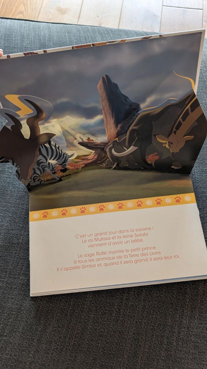 Livre le roi lion mon histoire pop up - photo numéro 4