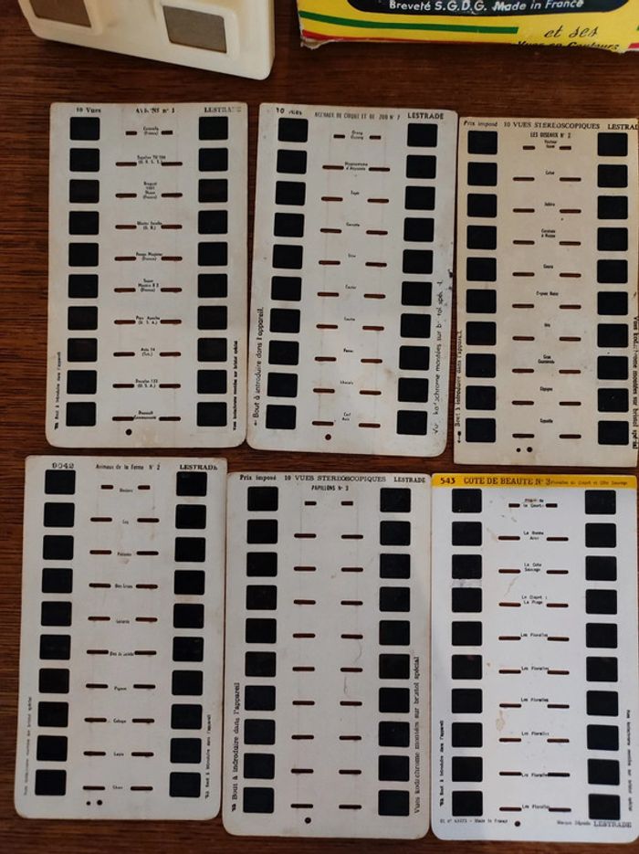 Stéréoscope L'estrade+ 6 planches de vues - photo numéro 2