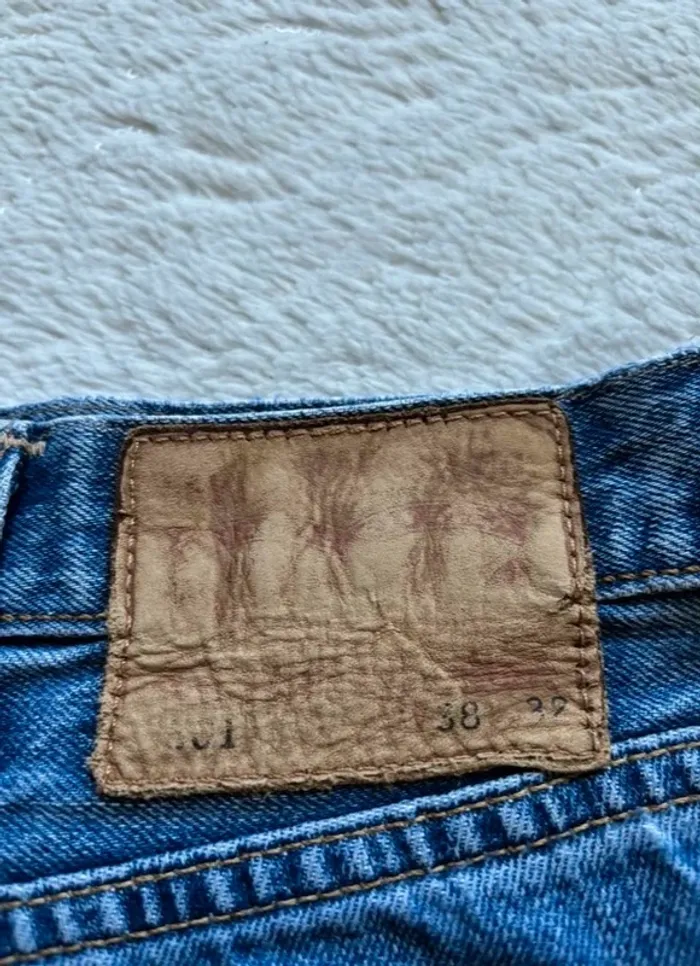 Jean Levi’s 501 bleu homme coupe relaxed droite ample taille W38 48 XL - photo numéro 2