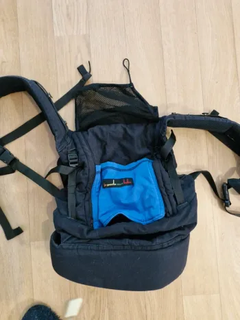 Porte-bébé noir Toute Saison Je porte mon bébé