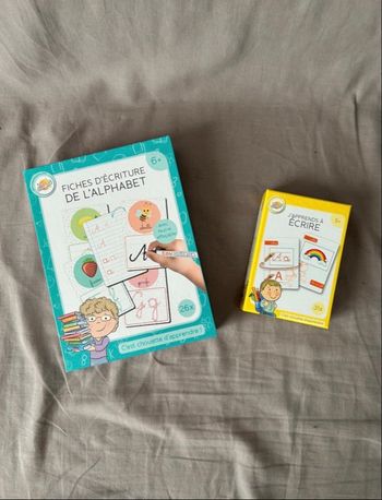 Lot apprentissage de l’écriture lettres attachées