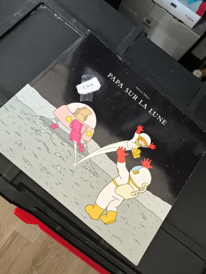 Livre "papa sur la lune"