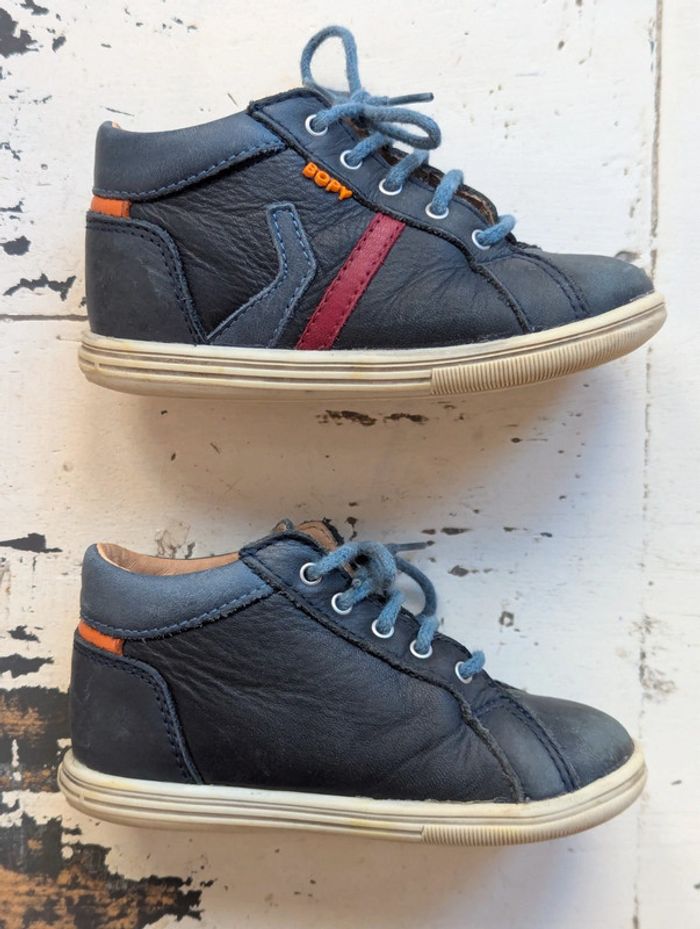 Chaussures en cuir bleu Bopy – Taille 23 - Modèle Zavo - photo numéro 4