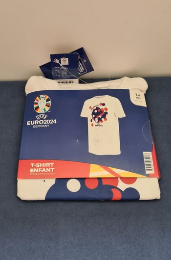 Tee shirt mc UEFA Euro 2024 - neuf - 2/4 ans
