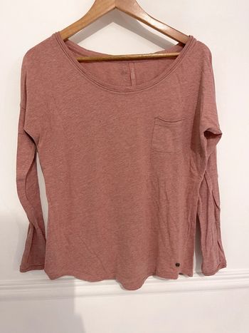 Tee shirt manches longues rose Bonobo