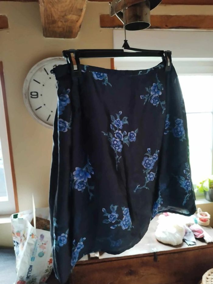 jupe bleu nuit - photo numéro 3