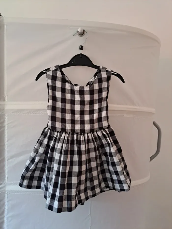 Robe carreaux été fille - photo numéro 3