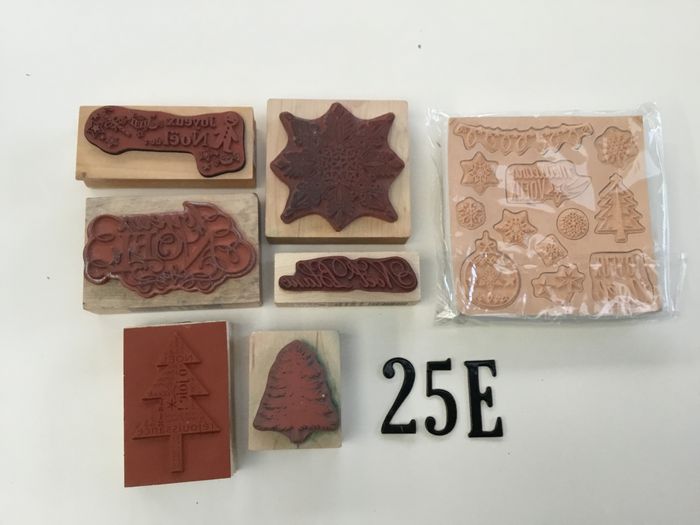 Lot tampons bois scrapbooking - photo numéro 2