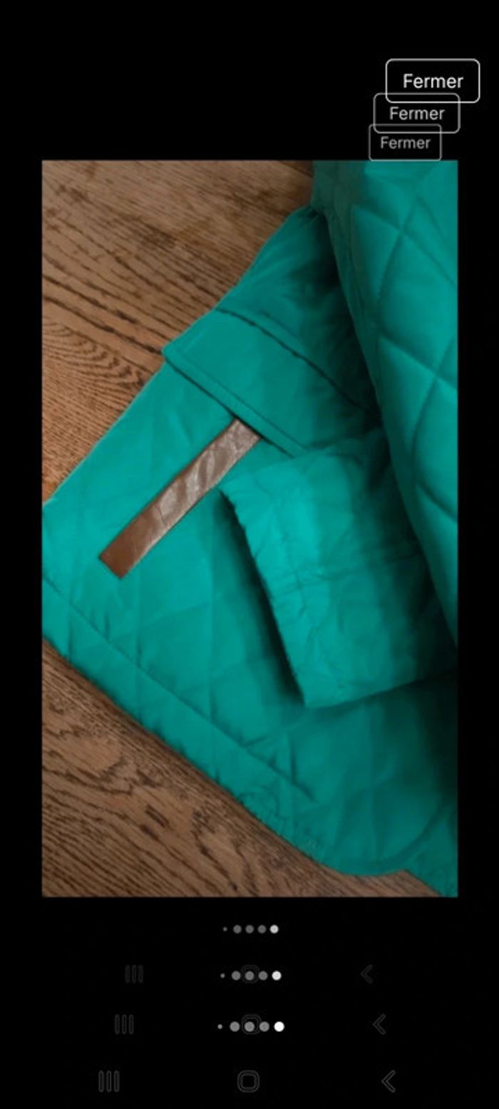 Veste coupe vent verte Clarina taille 42 - photo numéro 20