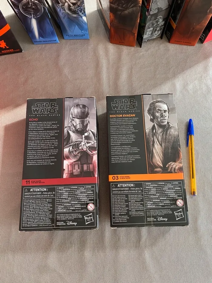 Figurines Star Wars Black Series - Echo + Dr Evazan - Lucasfilm Disney - photo numéro 3
