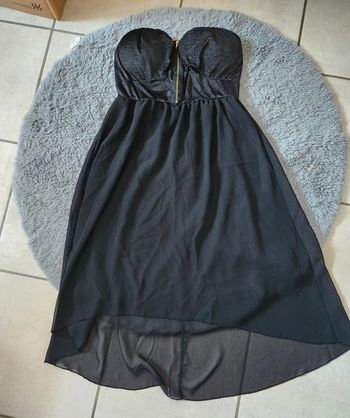 Robe bustier noire