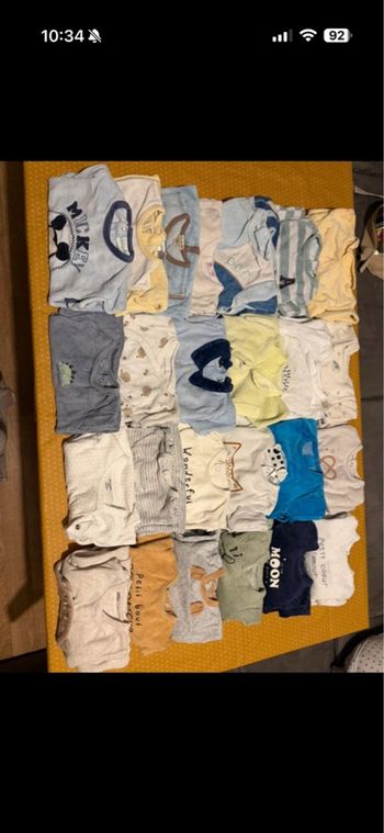Gros lot de vêtements garçon 3 mois