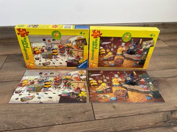 2 puzzles drôle de petites bêtes ravensburger