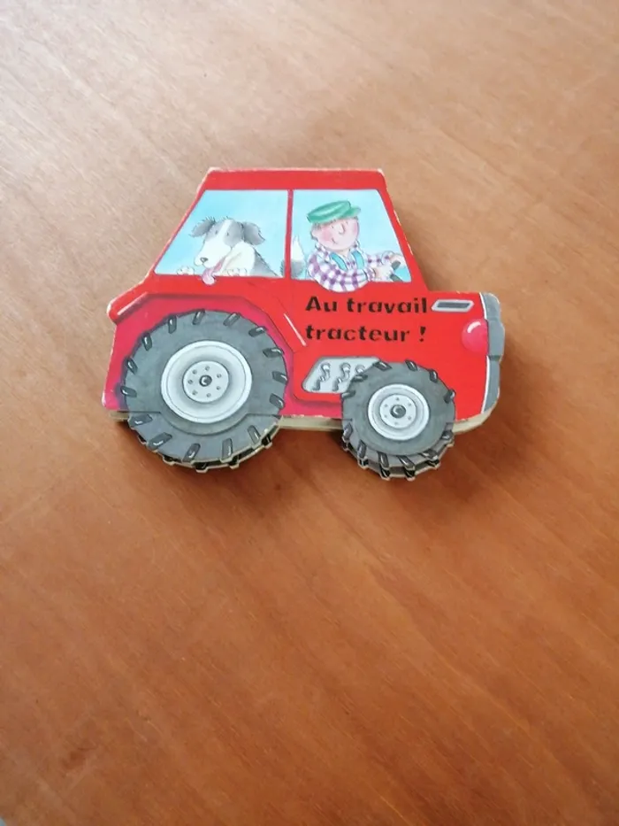 Livre Au travail tracteur