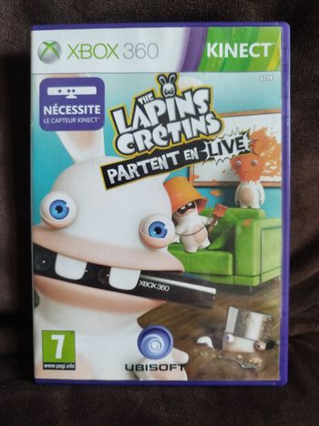 Les lapins crétins partent en live - Microsoft Xbox 360 - complet