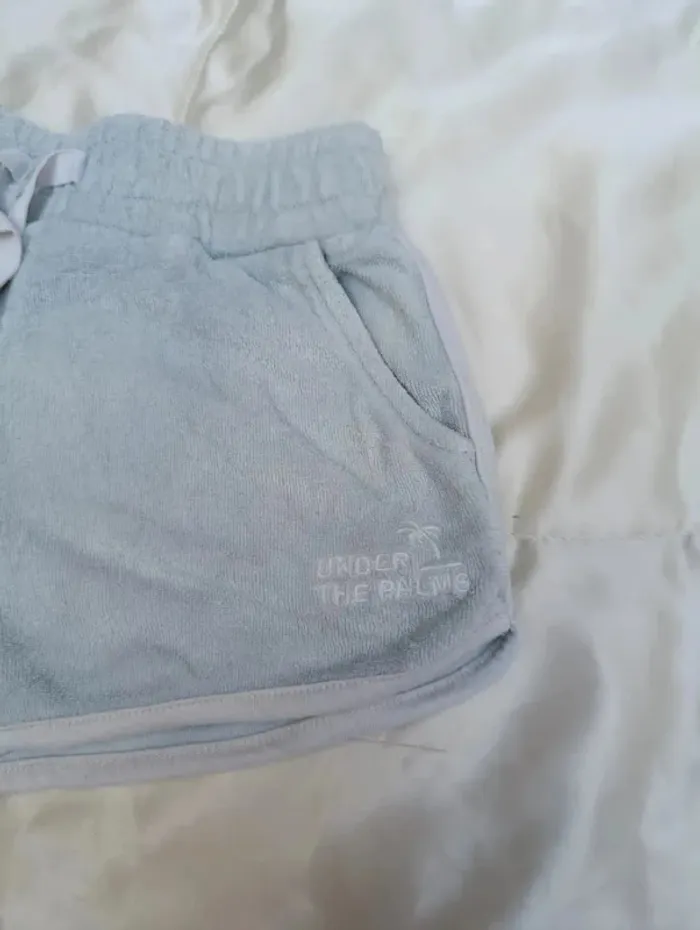 Short éponge bleu pastel Kiabi 4 ans - photo numéro 4