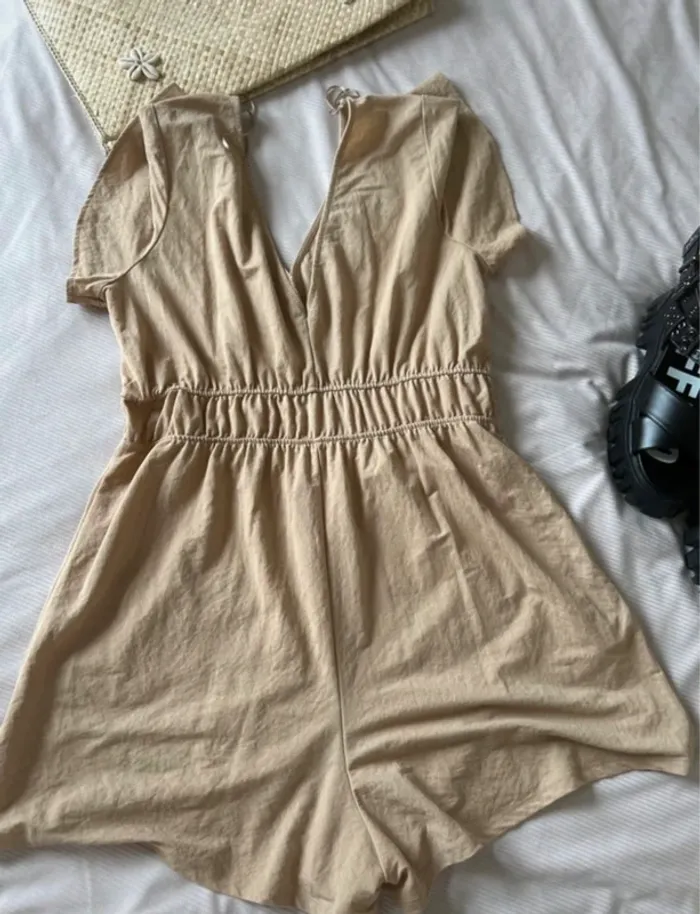 Combi short, crème Primark taille M - photo numéro 4