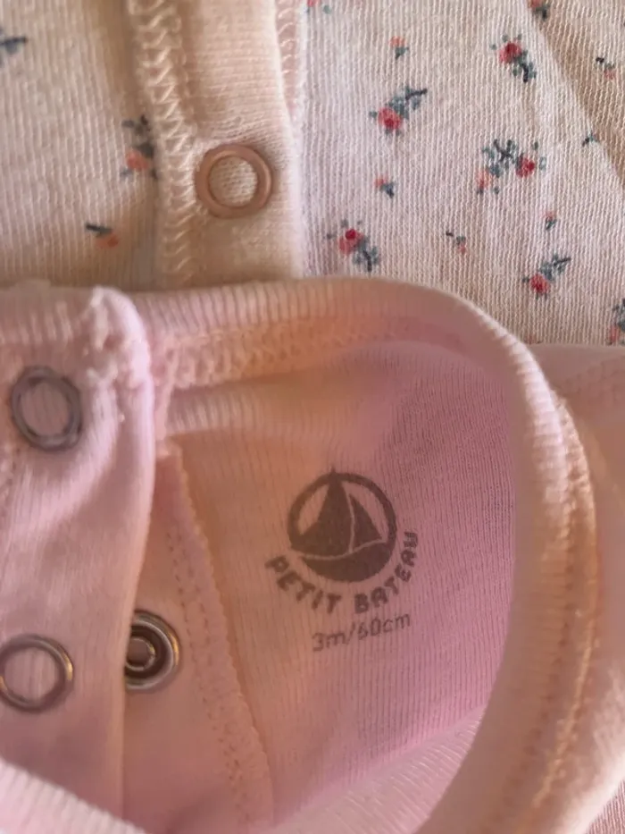 Ensemble Petit Bateau fille 3 mois - photo numéro 4