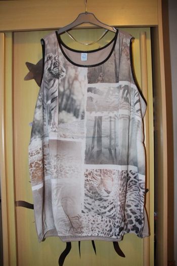 Top tigre Beige