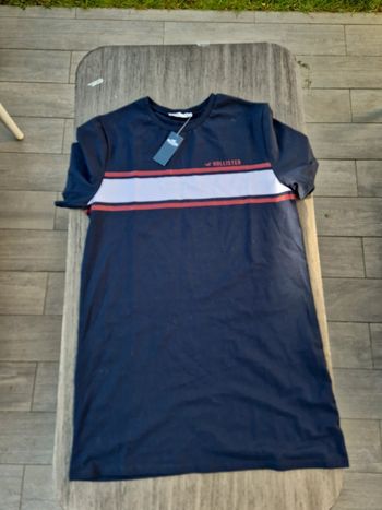 Robe teeshirt Hollister M marine neuve