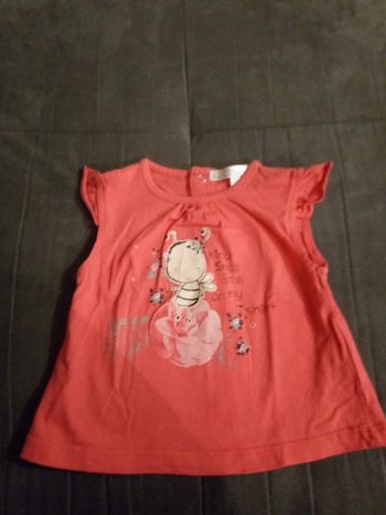 Tee shirt manche courte 3 mois