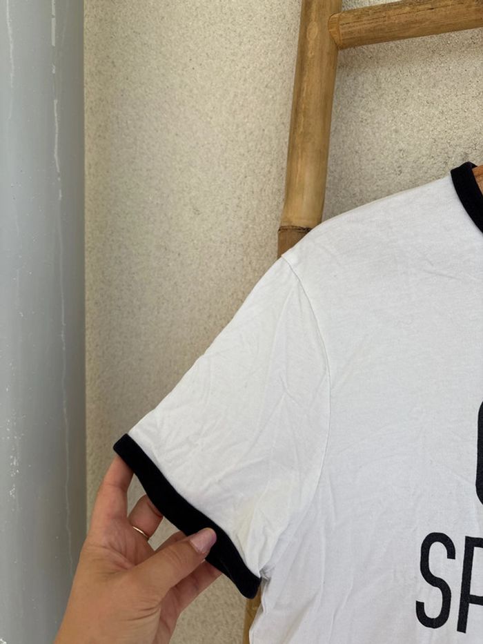 t shirt blanc et noir casual - photo numéro 4