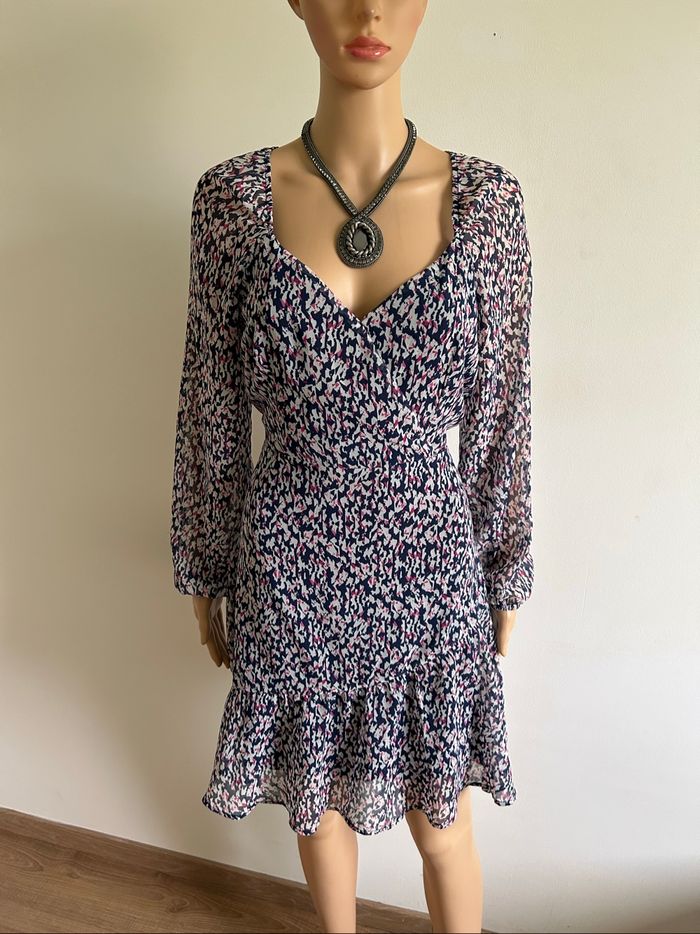 Robe imprimée neuve à manches longues Morgan taille 36 (valeur 80€)