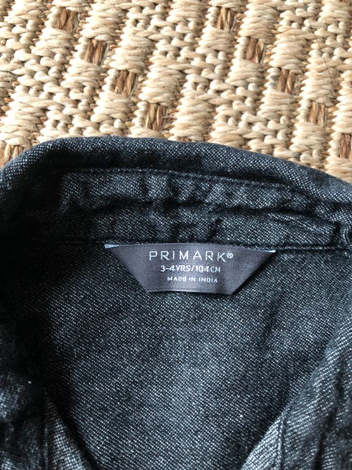 Chemise en jean taille 3/4 ans 104 cm - photo numéro 2