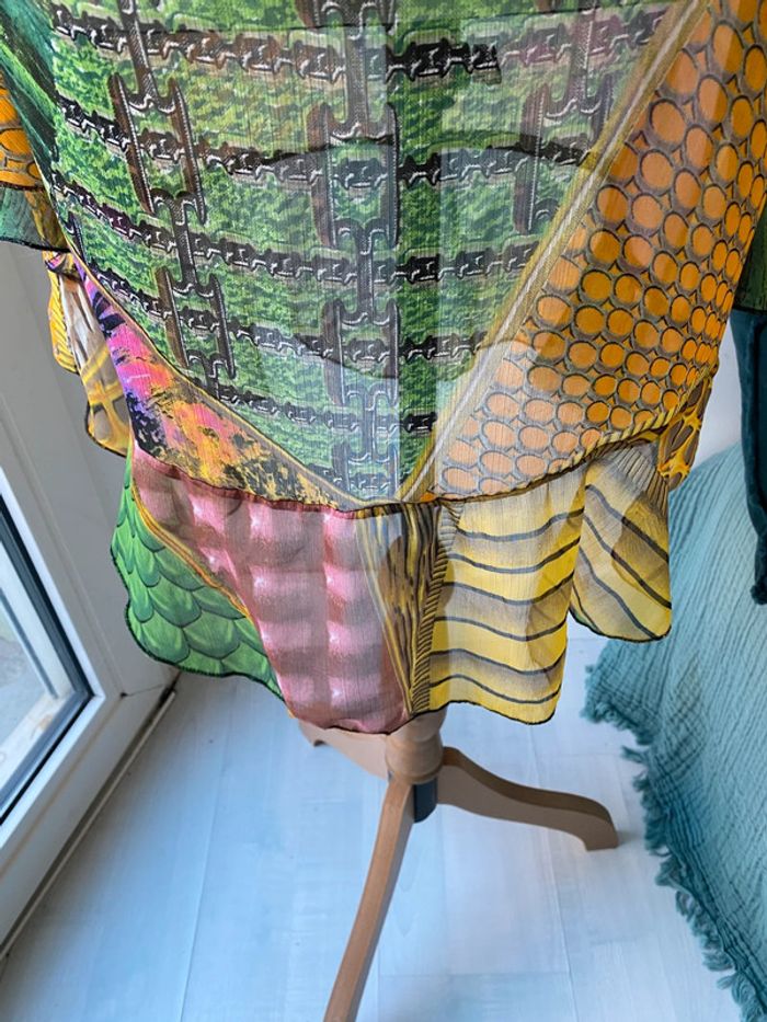 Robe tunique de plage multicolore - photo numéro 3