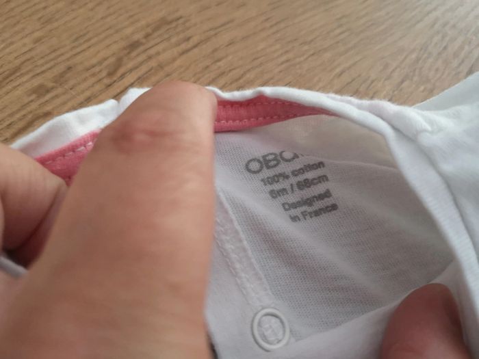 Tee shirt manches longues obaibi 6 mois - photo numéro 2