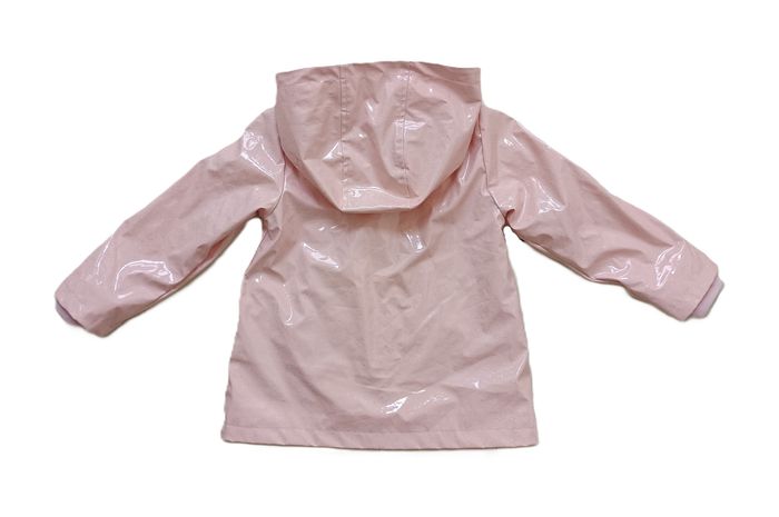 Imperméable coupe vent rose à paillettes à capuche. Ciré. Gémo. Taille 4 ans - photo numéro 8