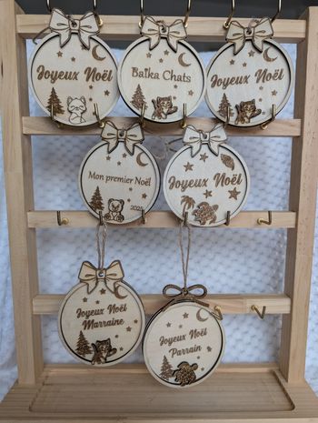 Boule de noël personnalisable