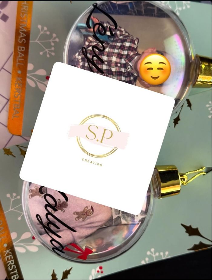 Boule de Noël personnalisée