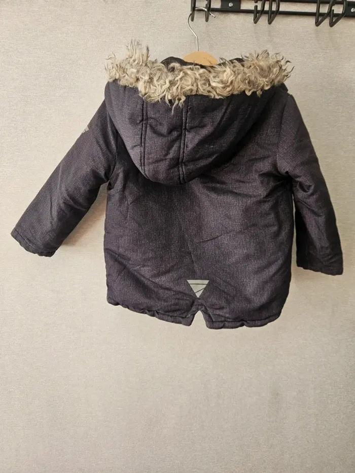 Parka gris 36 mois mes petits cailloux - photo numéro 5