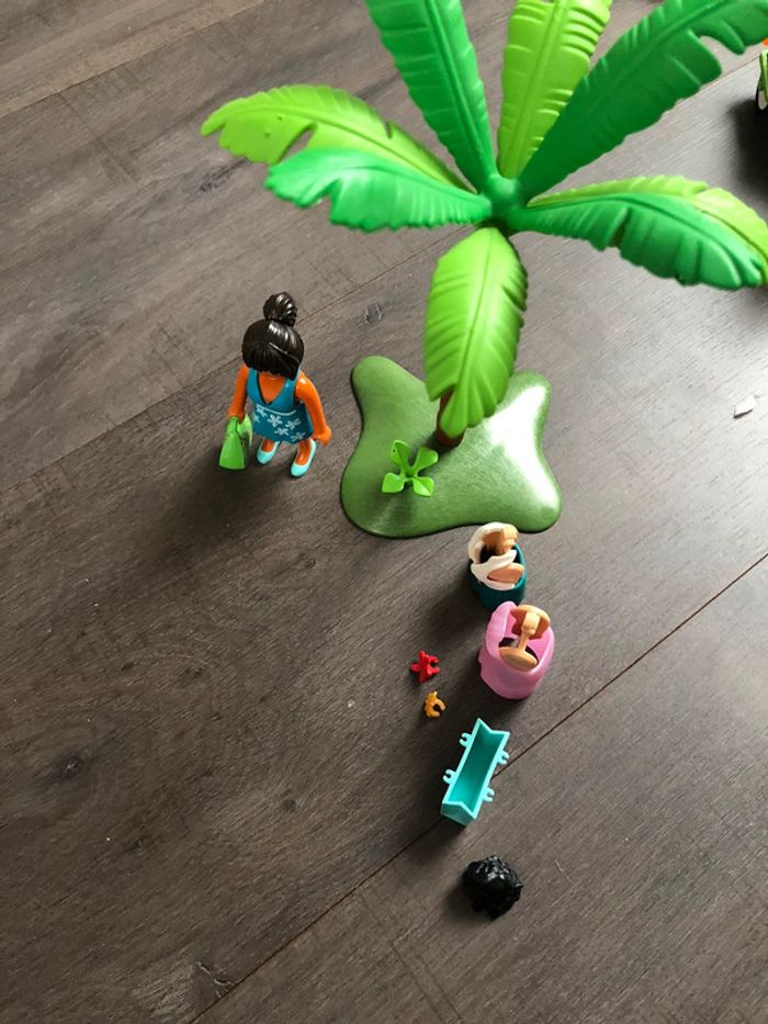 Dame playmobil plage palmier - photo numéro 4