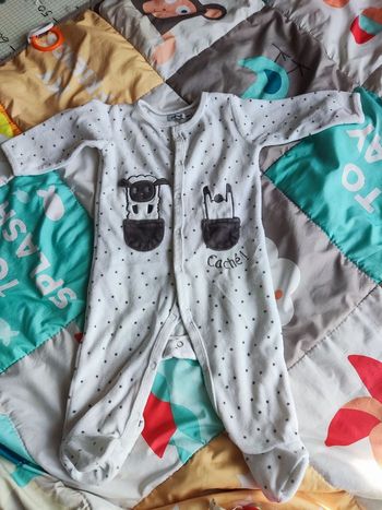 Pyjama blanc petit mouton