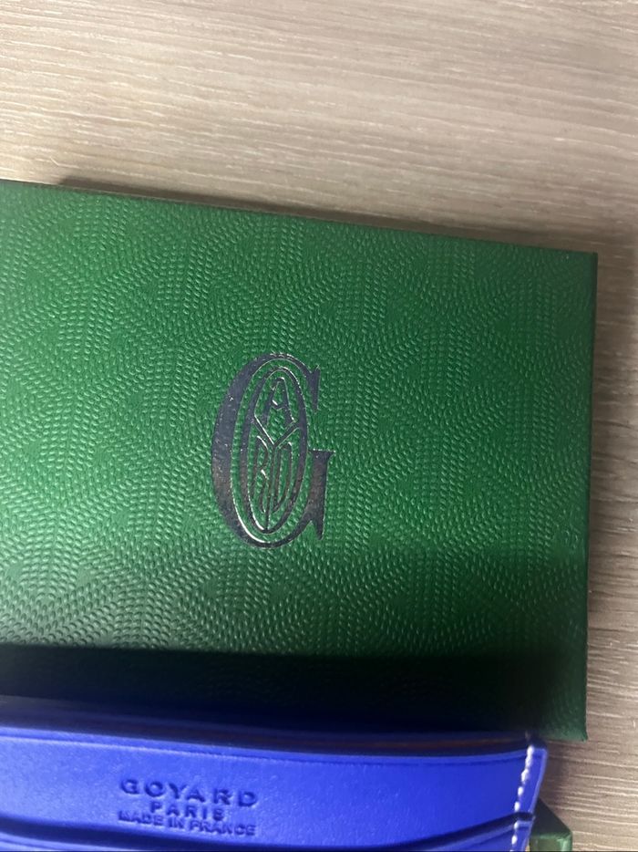 Porte carte bleu goyard Paris neuf - photo numéro 3