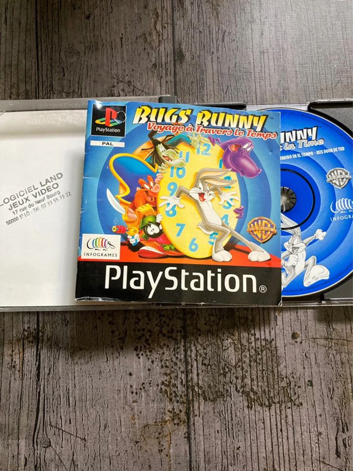 Bugs Bunny voyage a travers Le temps Jeu PS1 Complet Sony - photo numéro 2