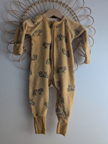 Pyjama velours sans pieds Dim 